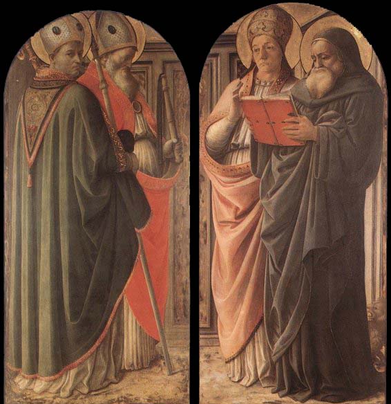 Fra Filippo Lippi The Doctors of the Church